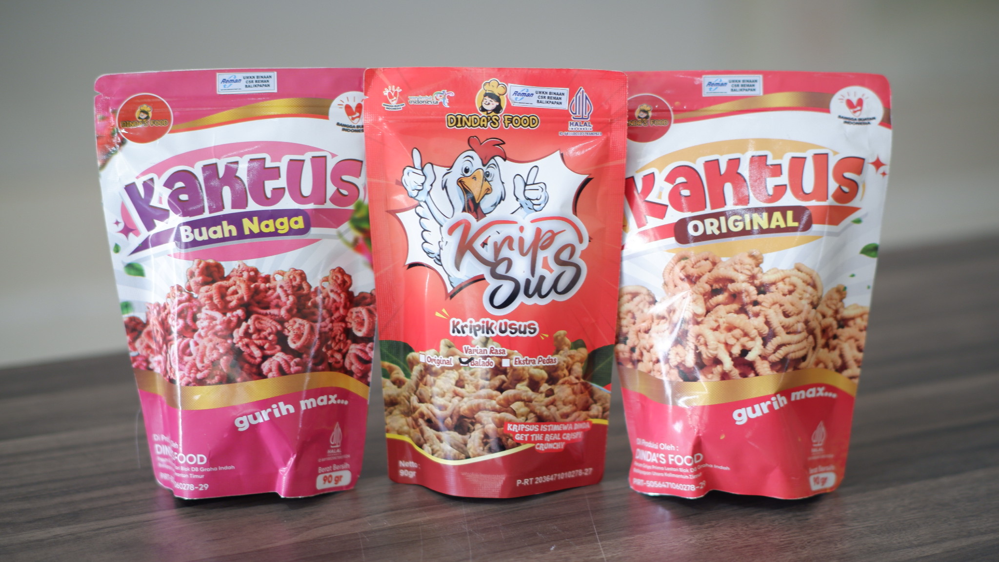 Kripik Usus & Kaktus Dinda's Food